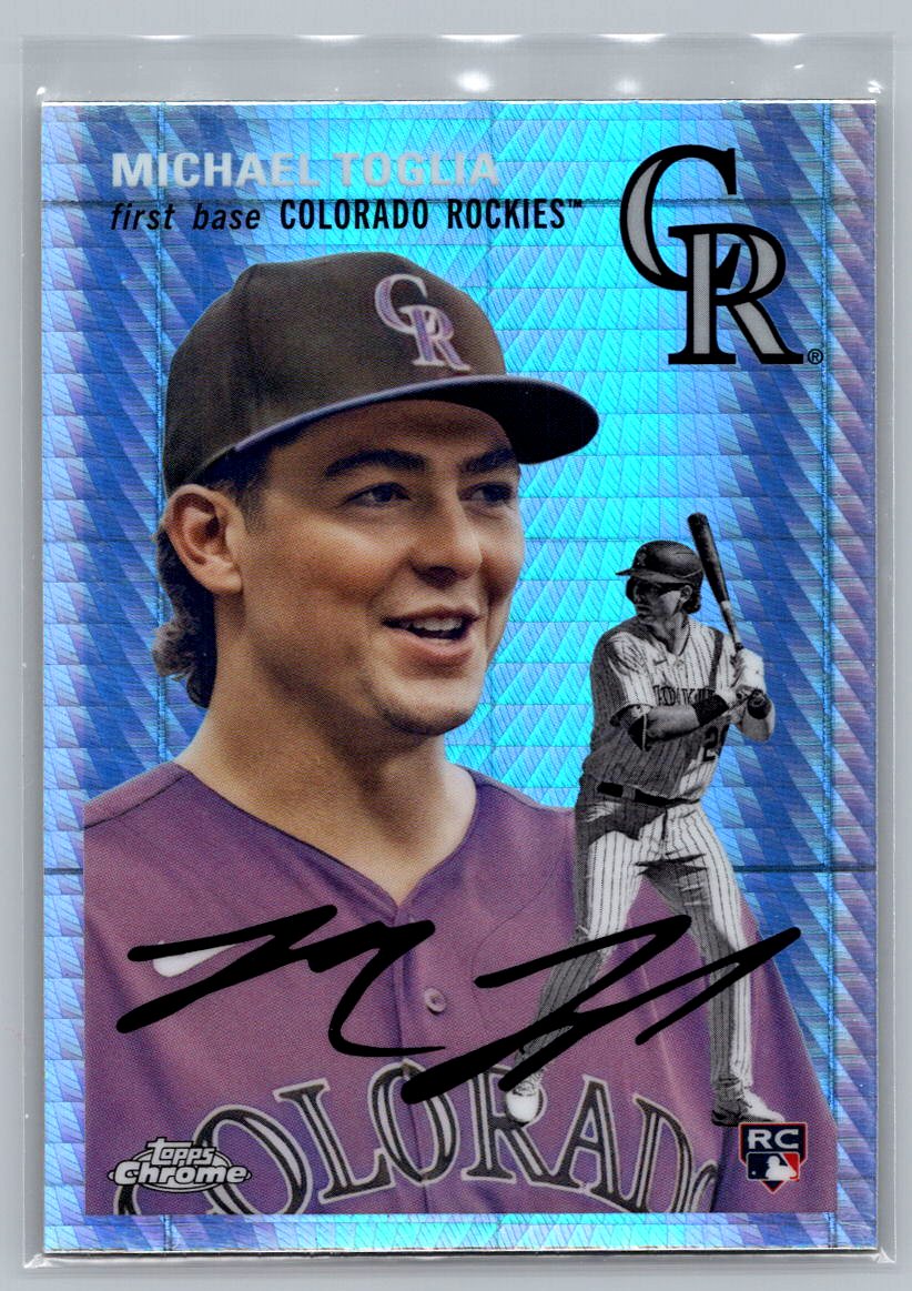 2023 Topps Chrome Platinum Anniversary #68 Michael Toglia Prizm Refractor