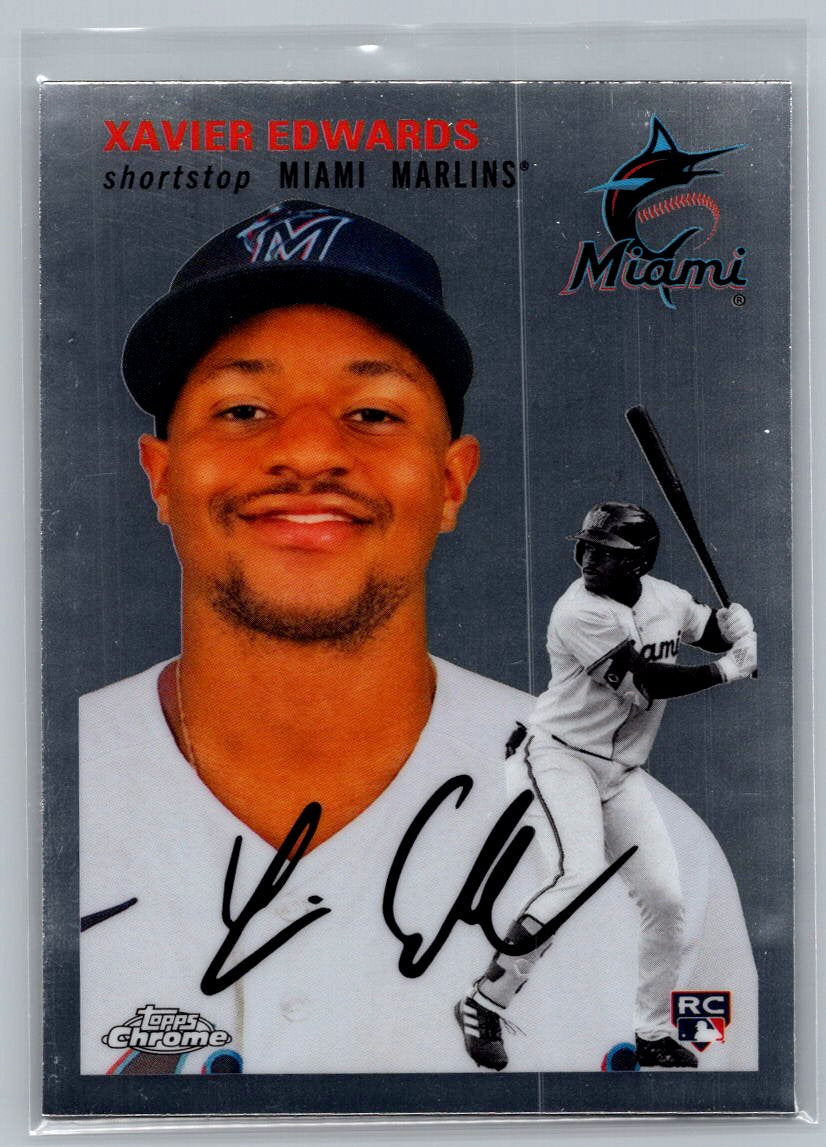 2023 Topps Chrome Platinum Anniversary #149 Xavier Edwards