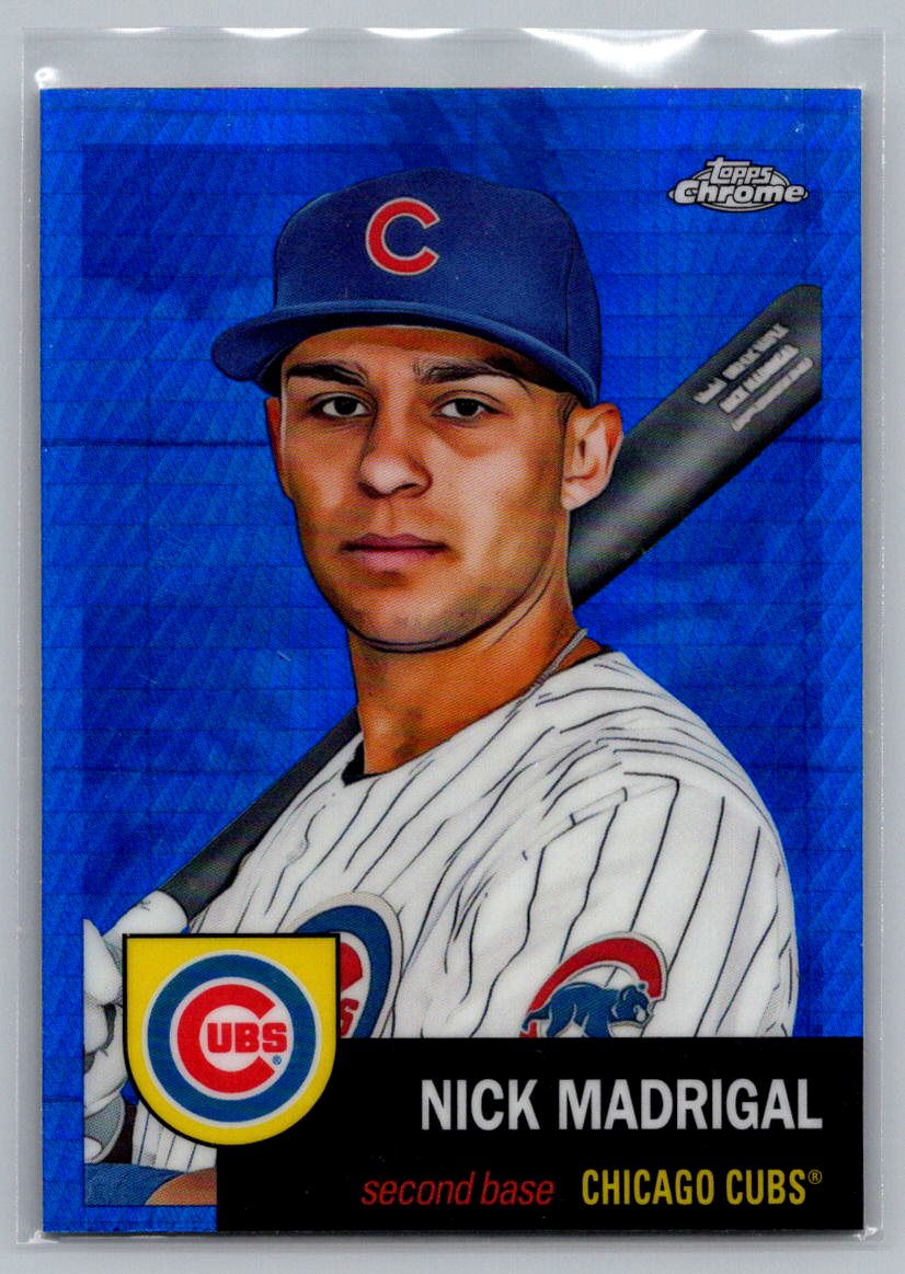 2022 Topps Chrome Platinum Anniversary #148 Nick Madrigal Blue Prism Refractor