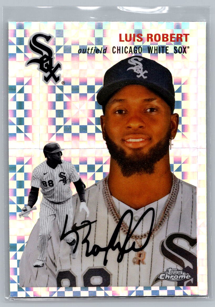 2023 Topps Chrome Platinum Anniversary #297 Luis Robert X-Fractor