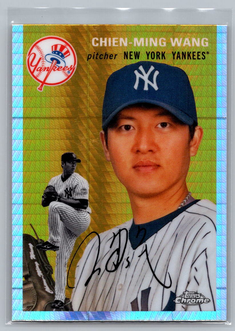 2023 Topps Chrome Platinum Anniversary #161 Chien-Ming Wang Prism Refractor