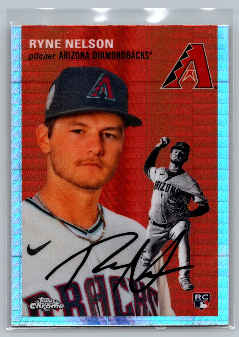 2021 Topps Chrome Platinum Anniversary #168 Ryne Nelson Prism Refractor
