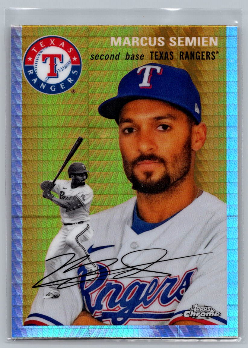 2023 Topps Chrome Platinum Anniversary #342 Marcus Semien Prizm Refractor