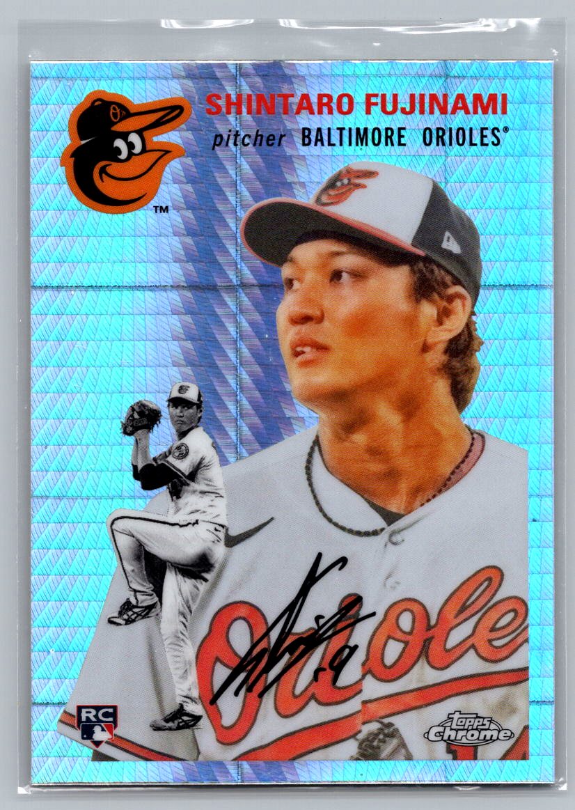 2023 Topps Chrome Platinum Anniversary #354 Shintaro Fujinami Prism Refractor