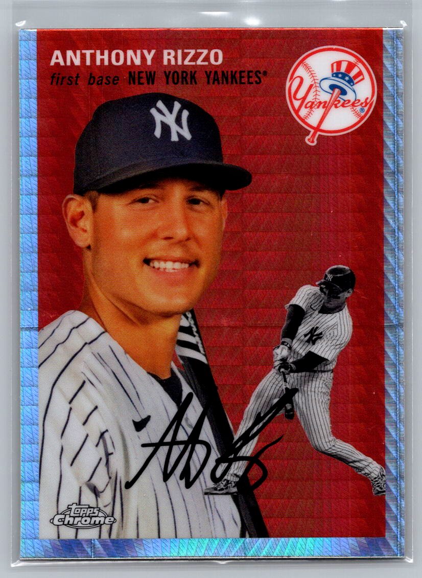 2023 Topps Chrome Platinum Anniversary #384 Anthony Rizzo Prism Refractor