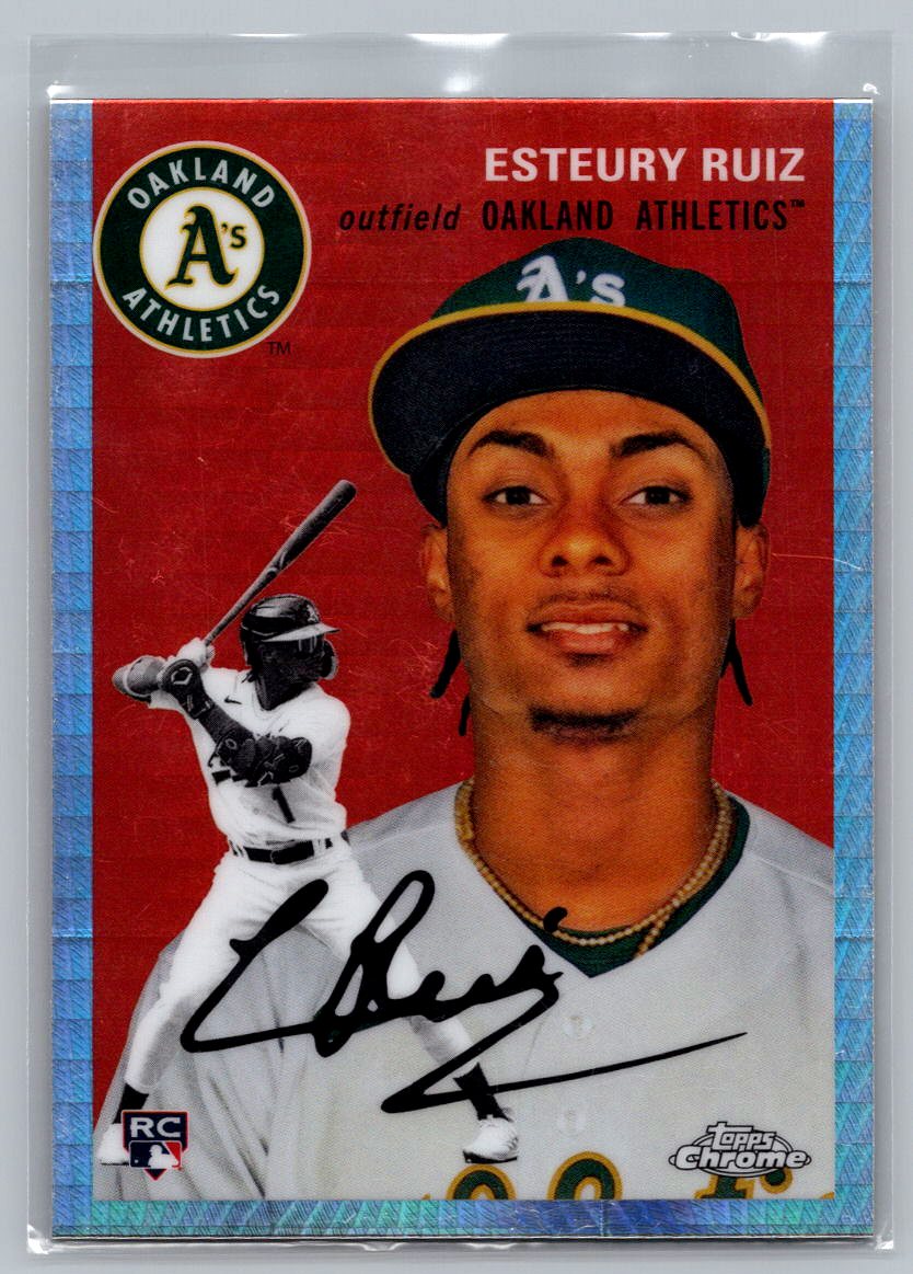 2023 Topps Chrome Platinum Anniversary #51 Esteury Ruiz Prism Refractor