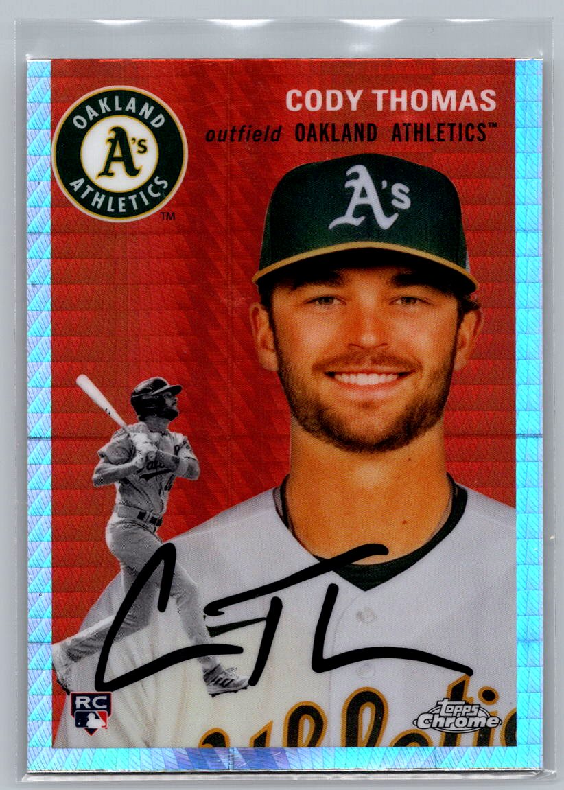 2023 Topps Chrome Platinum Anniversary #104 Cody Thomas Prism Refractor