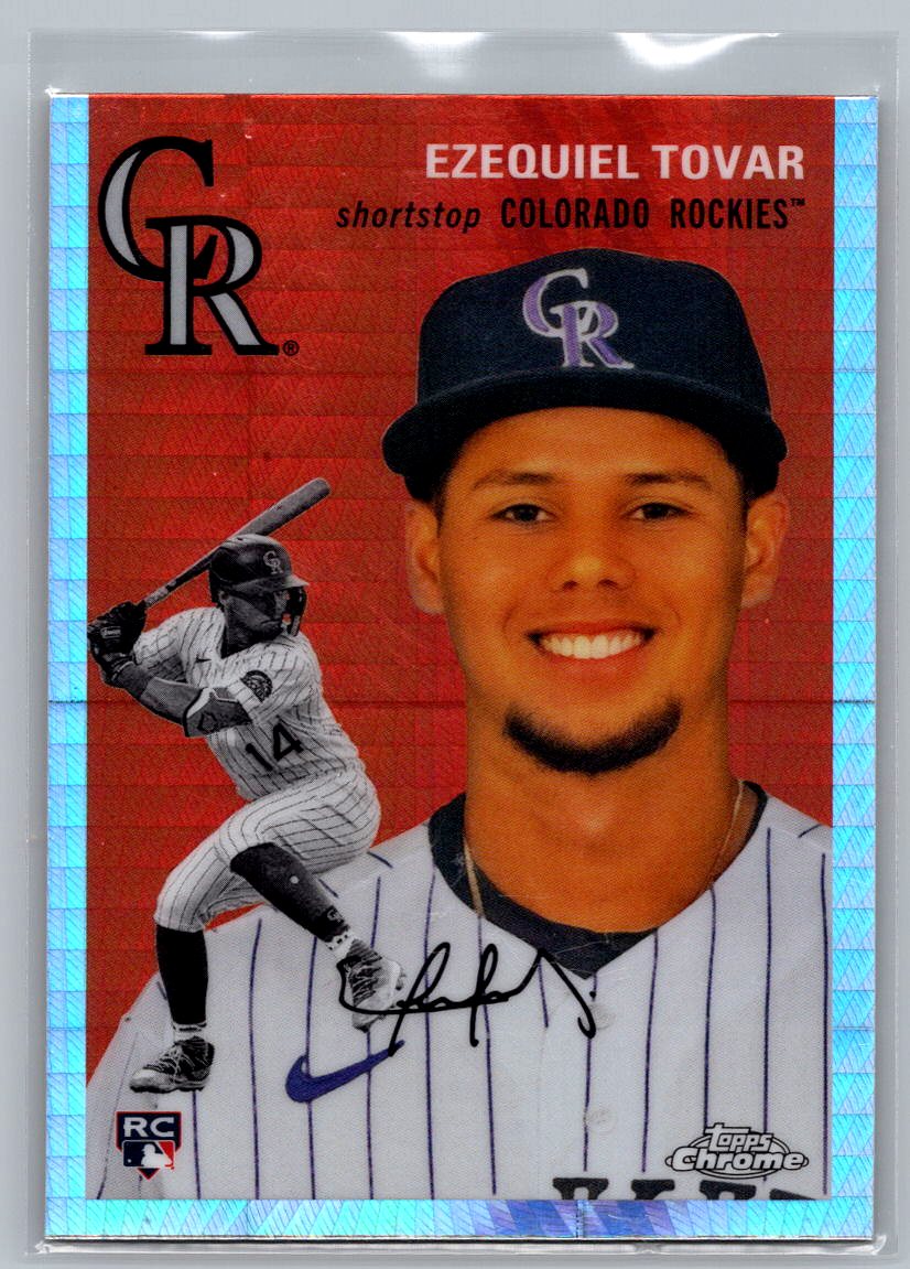 2023 Topps Chrome Platinum Anniversary #118 Ezequiel Tovar Prism Refractor