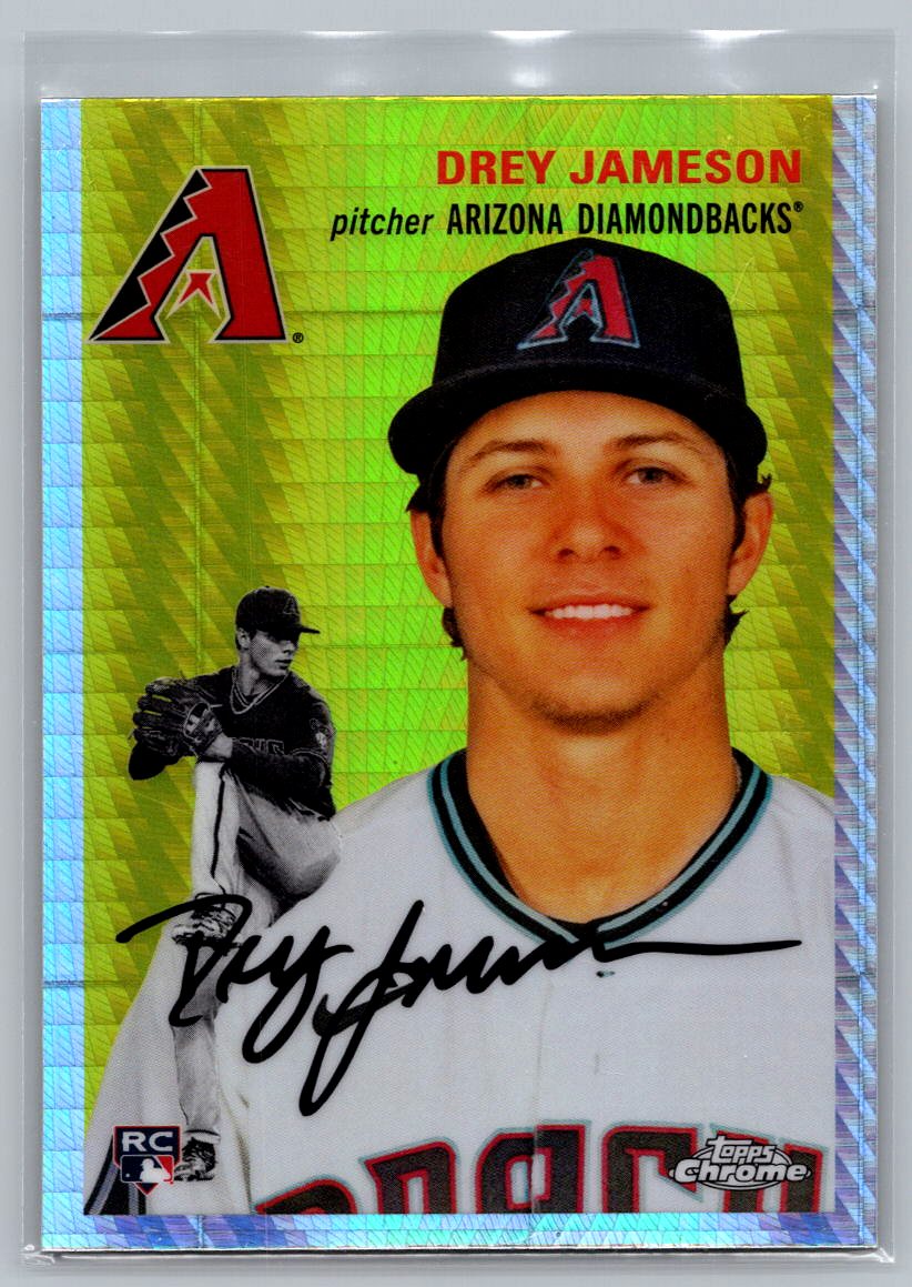 2023 Topps Chrome Platinum Anniversary #119 Drey Jameson Prism Refractor