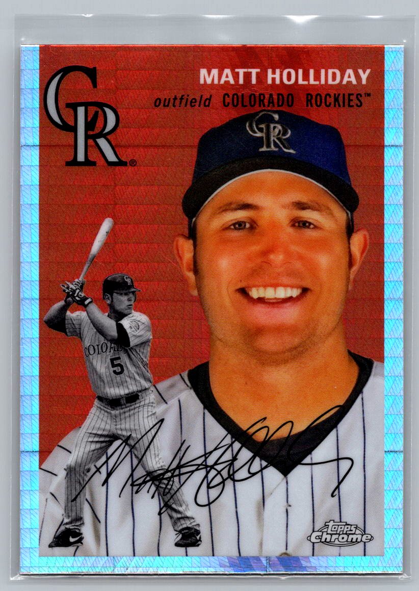 2023 Topps Chrome Platinum Anniversary #331 Matt Holliday Prism Refractor