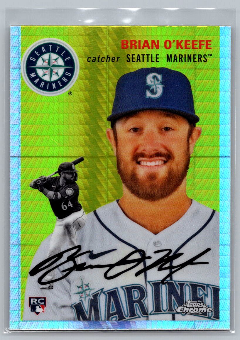 2023 Topps Chrome Platinum Anniversary #140 Brian O'Keefe Prizm Refractor