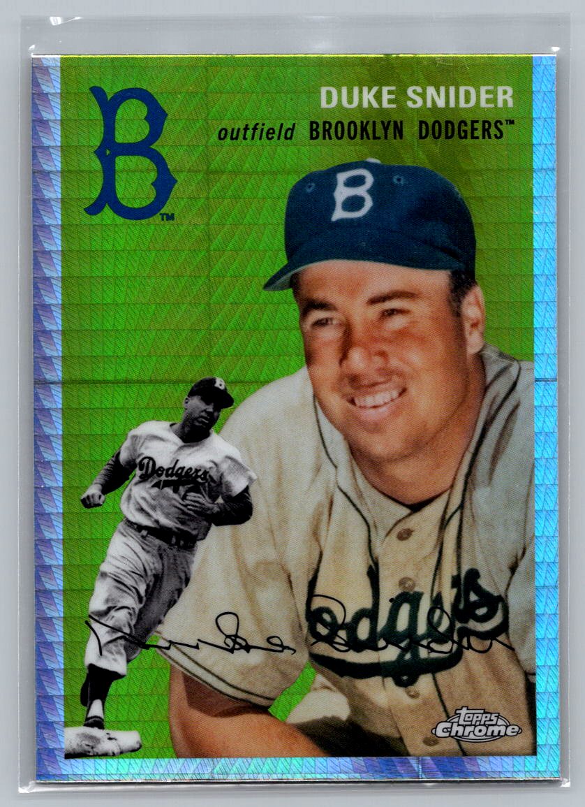 2023 Topps Chrome Platinum Anniversary #405 Duke Snider Prizm Refractor