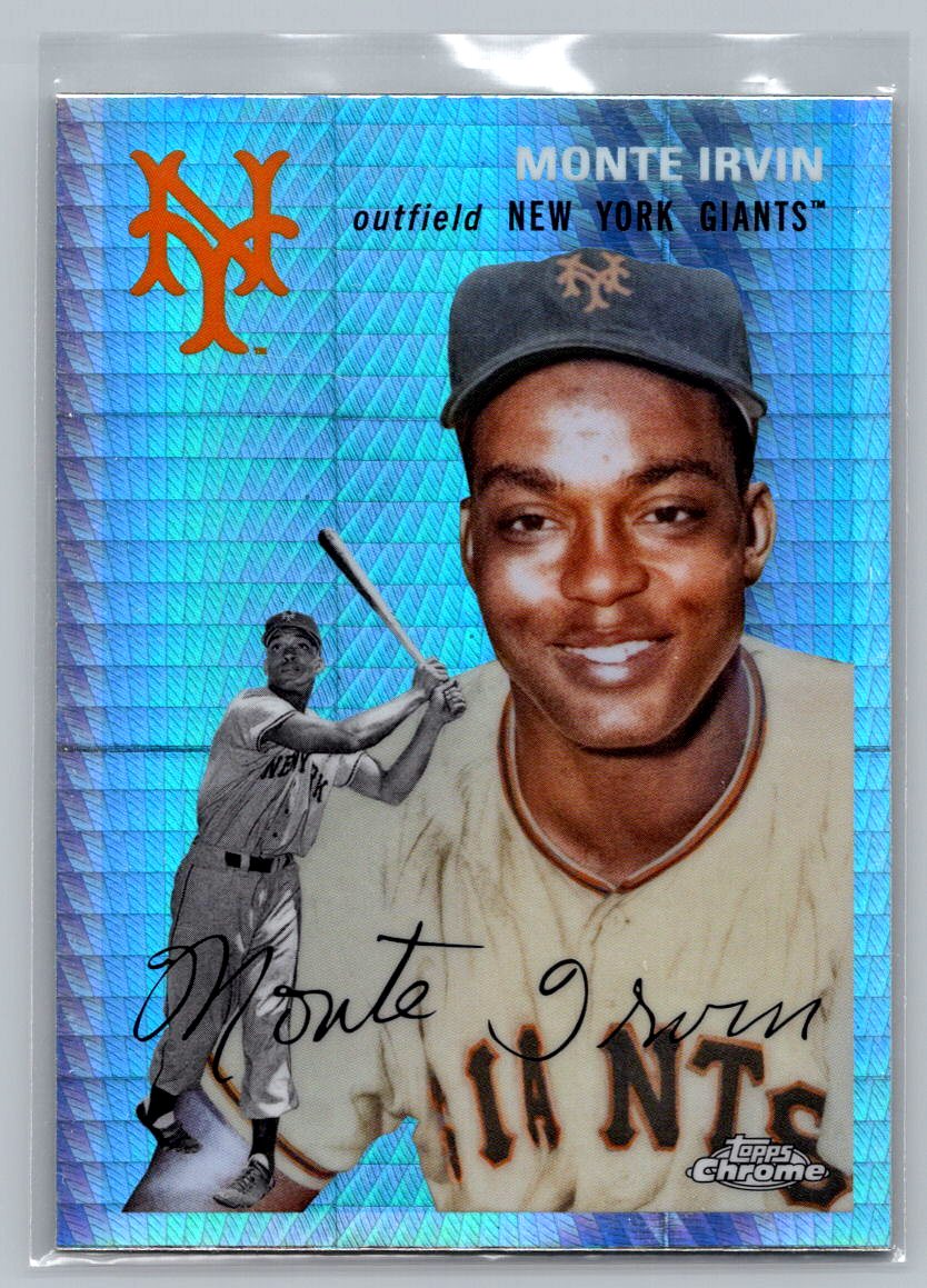 2023 Topps Chrome Platinum Anniversary #435 Monte Irvin Prism Refractor