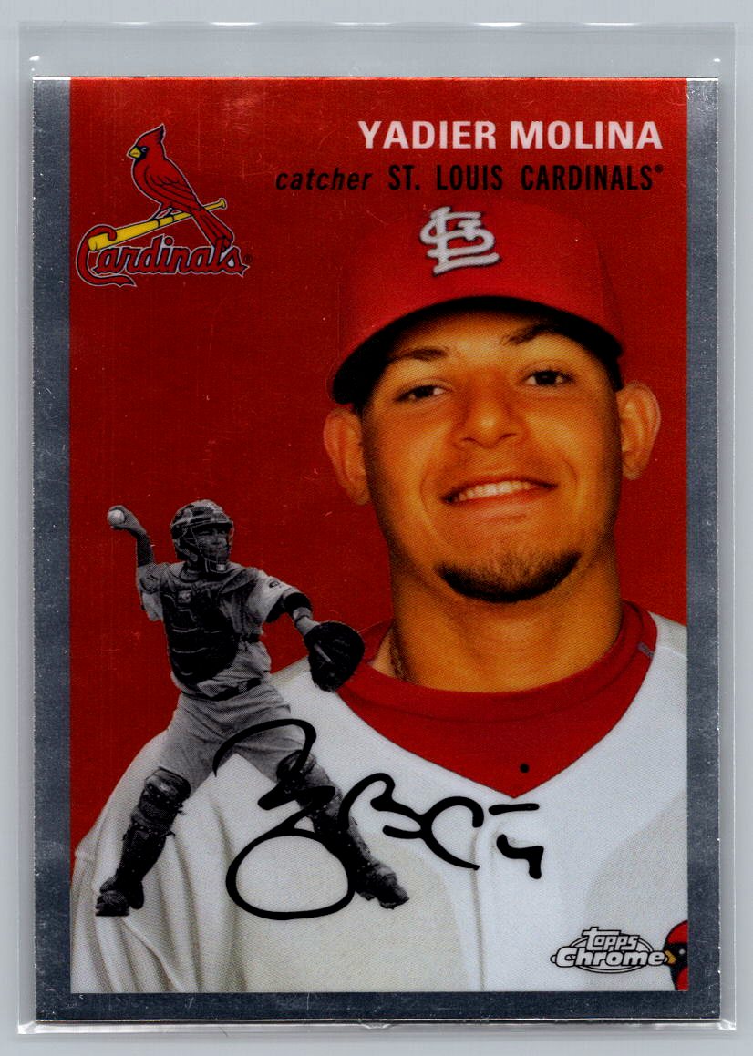 2023 Topps Chrome Platinum Anniversary #499 Yadier Molina
