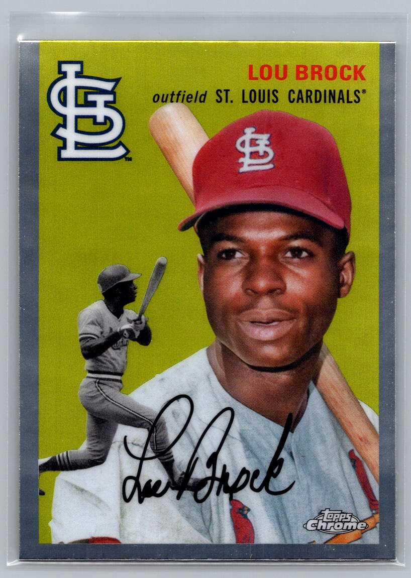 2023 Topps Chrome Platinum Anniversary #471 Lou Brock