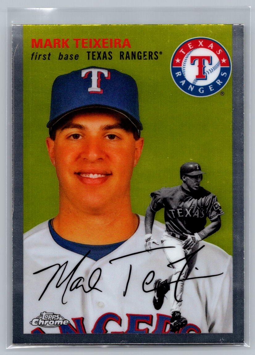 2023 Topps Chrome Platinum Anniversary #351 Mark Teixeira