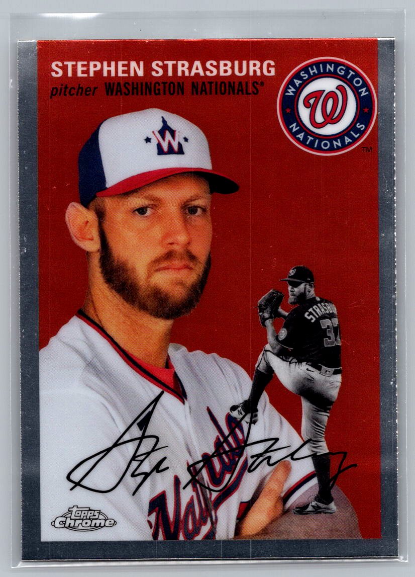 2023 Topps Chrome Platinum Anniversary #328 Stephen Strasburg