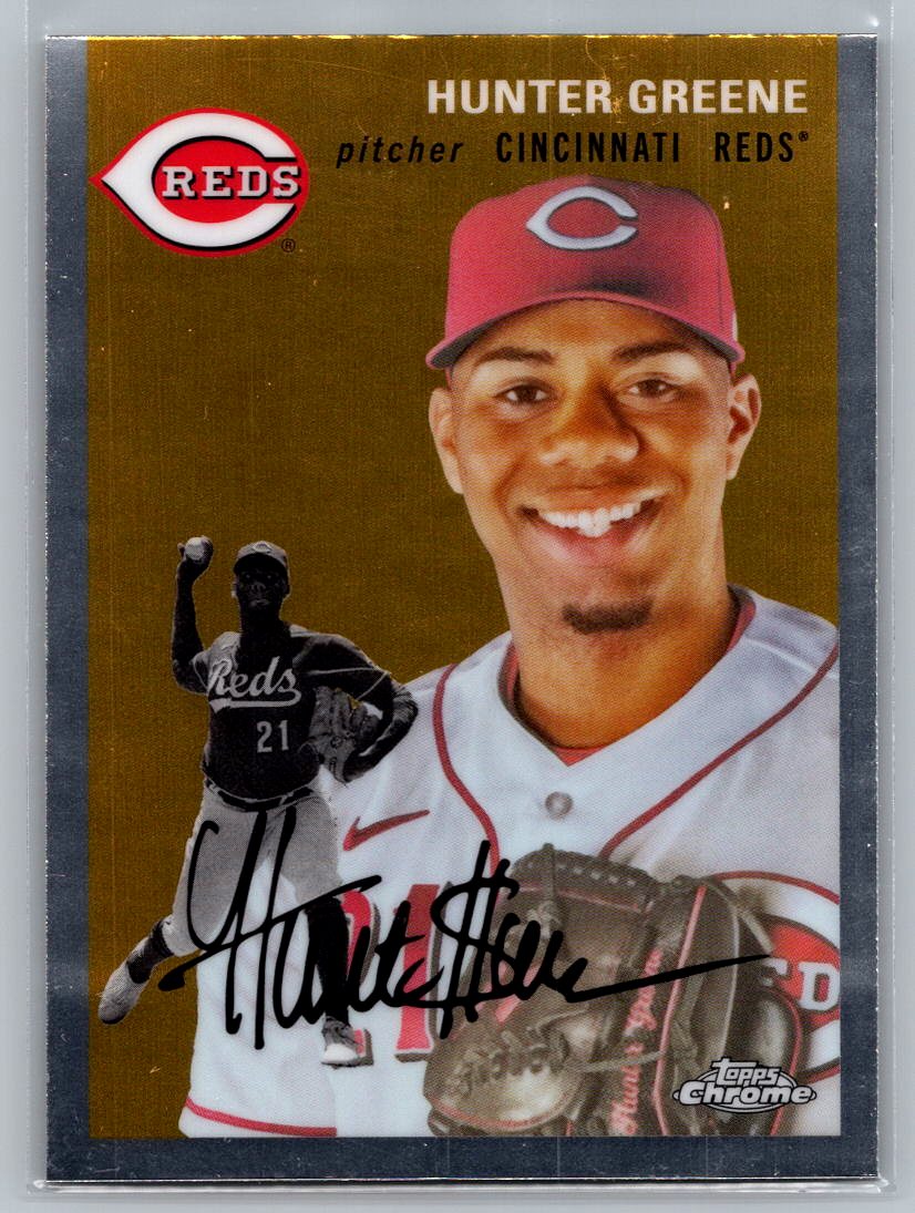 2023 Topps Chrome Platinum Anniversary #277 Hunter Greene