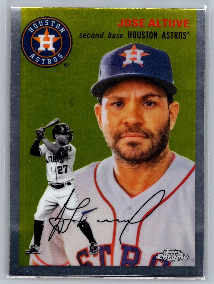 2023 Topps Chrome Platinum Anniversary #281 Jose Altuve