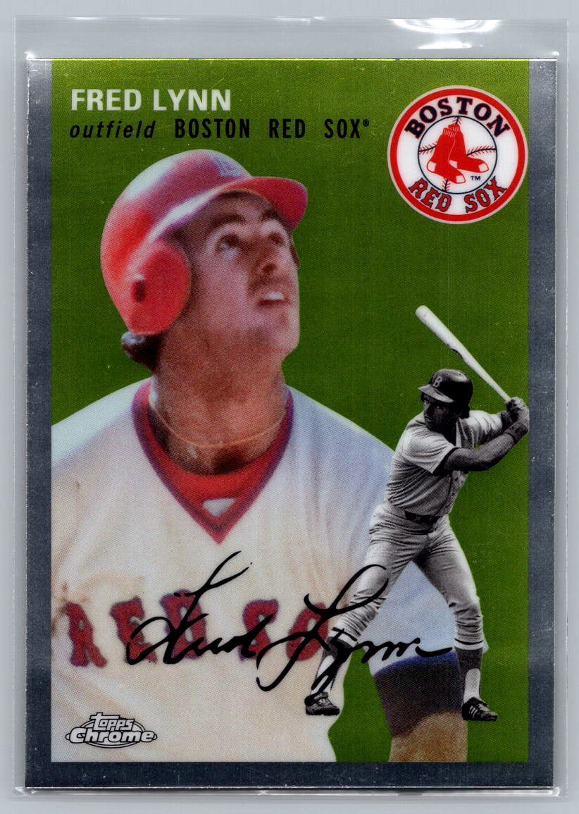 2023 Topps Chrome Platinum Anniversary #34 Fred Lynn