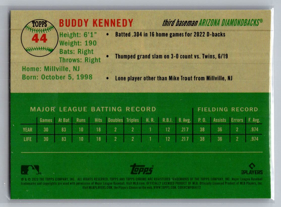 2023 Topps Chrome Platinum Anniversary #44 Buddy Kennedy