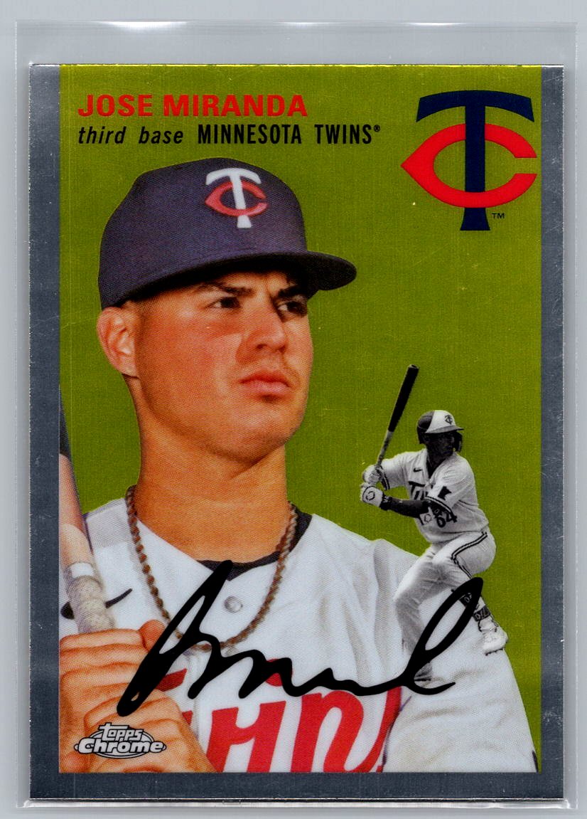 2023 Topps Chrome Platinum Anniversary #211 Jose Miranda