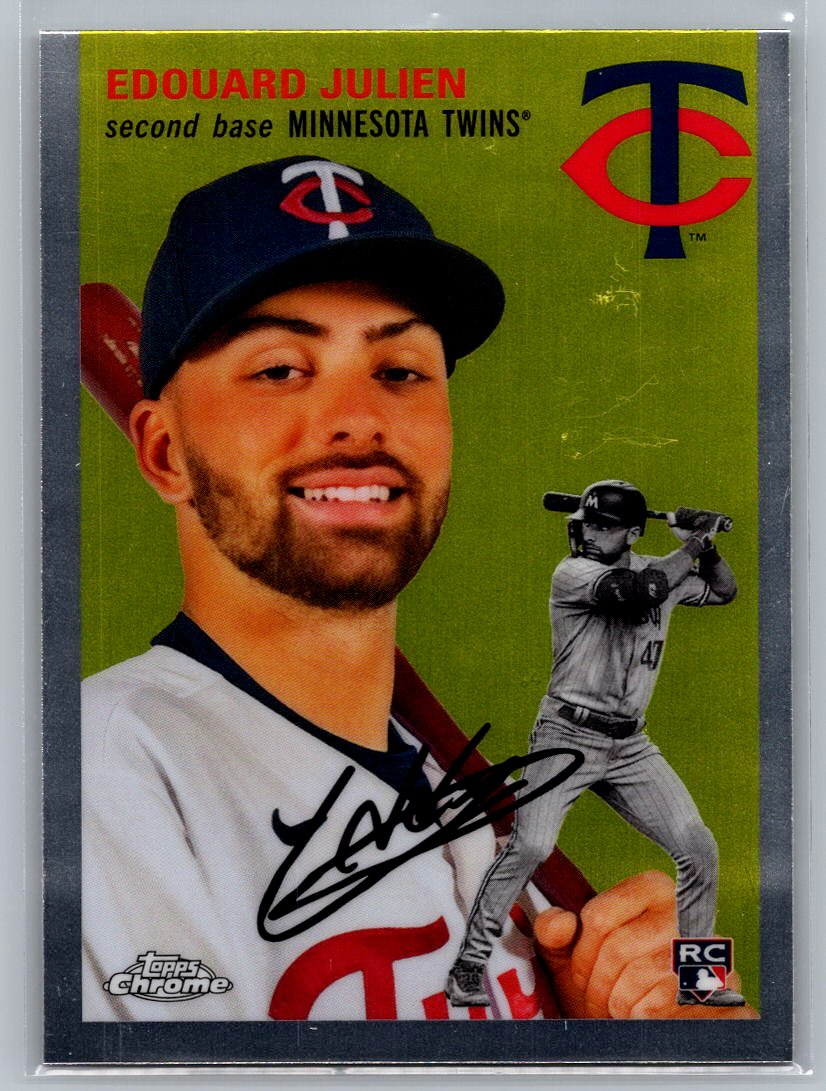 2023 Topps Chrome Platinum Anniversary #179 Edouard Julien