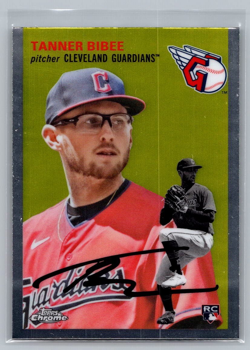 2023 Topps Chrome Platinum Anniversary #160 Tanner Bibee
