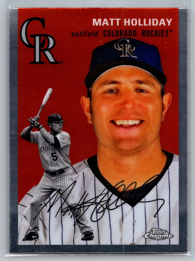 2023 Topps Chrome Platinum Anniversary #123 Matt Holliday