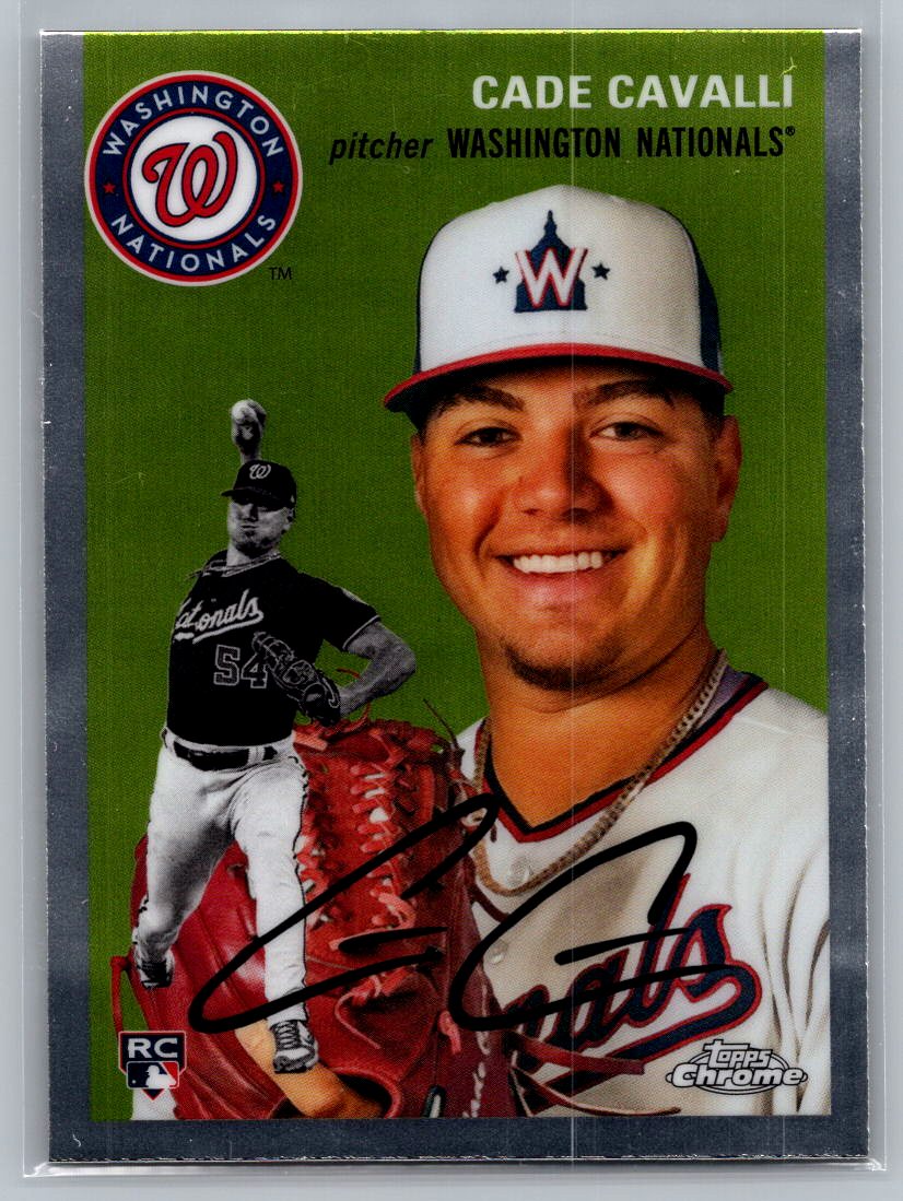 2023 Topps Chrome Platinum Anniversary #84 Cade Cavalli