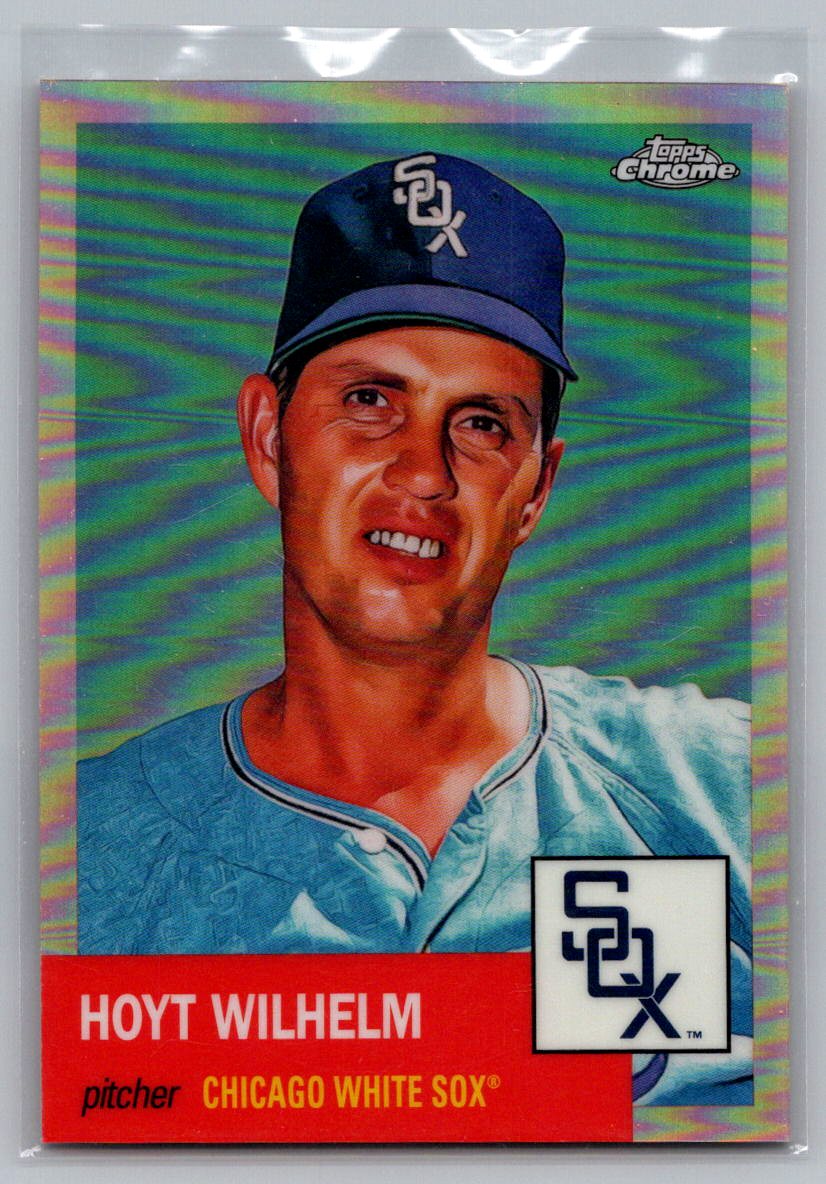 2022 Topps Chrome Platinum Anniversary #114 Hoyt Wilhelm Rose Gold Refractor