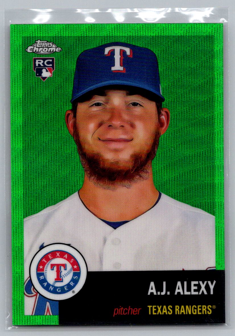 2022 Topps Chrome Platinum Anniversary #362 A.J. Alexy Green Wave
