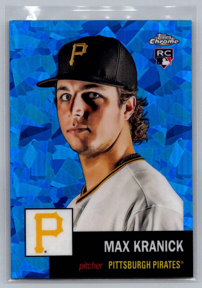 2022 Topps Chrome Platinum Anniversary #397 Max Kranick Blue Atomic Refractor