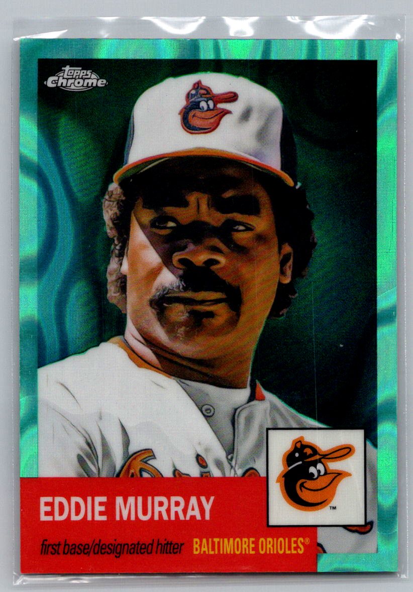 2022 Topps Chrome Platinum Anniversary #138 Eddie Murray Aqua Lava Refractor