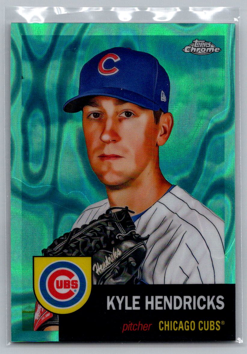 2022 Topps Chrome Platinum Anniversary #474 Kyle Hendricks Aqua Lava