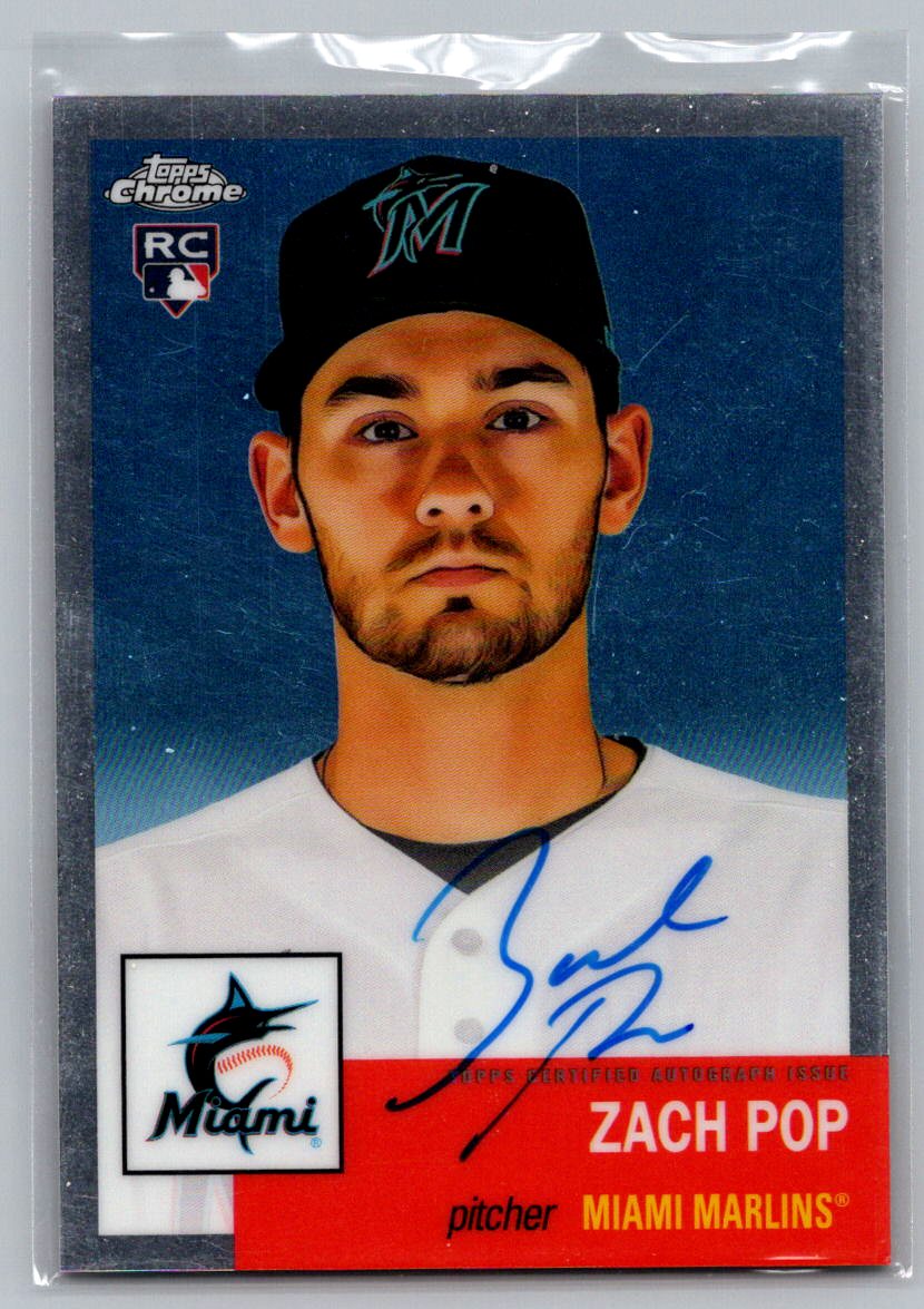 2022 Topps Chrome Platinum Anniversary #CPA-ZP Zach Pop Autograph