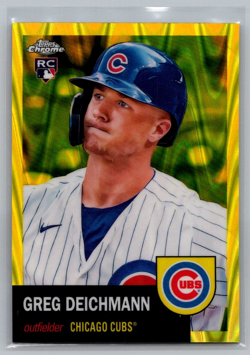 2022 Topps Chrome Platinum Anniversary #112 Greg Deichmann Yellow Raywave