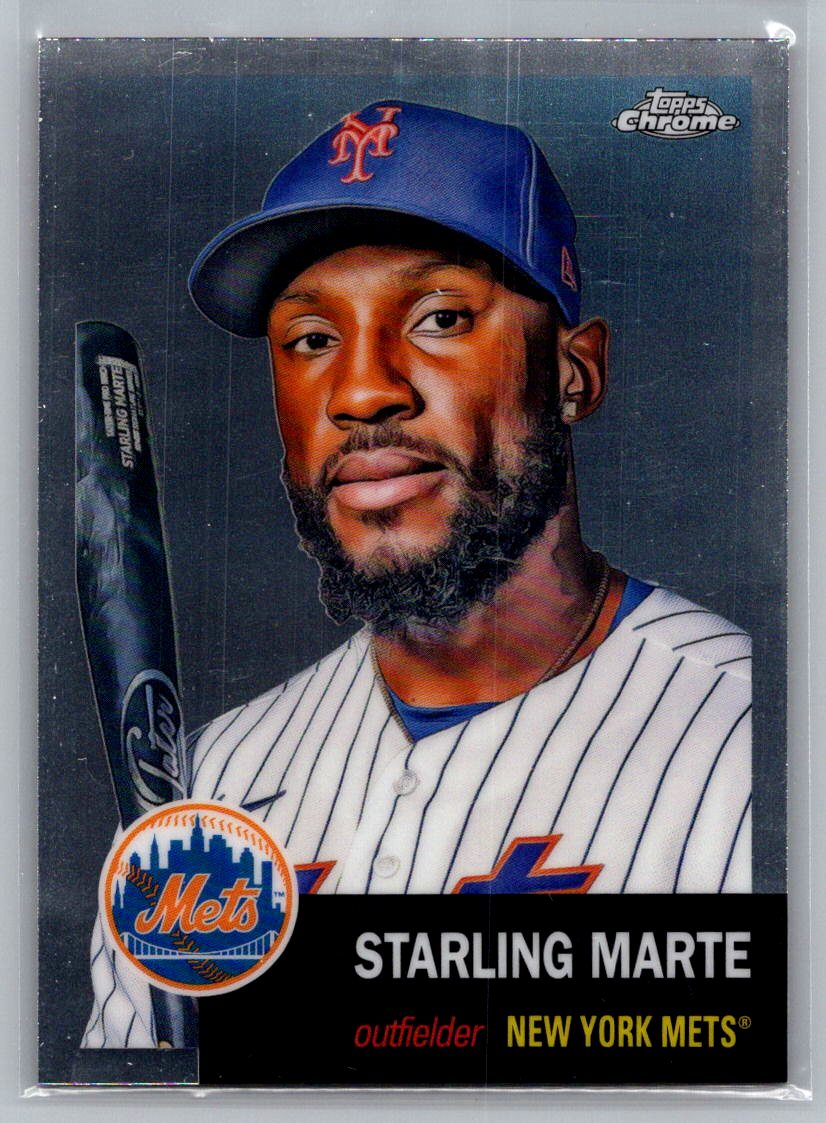 2022 Topps Chrome Platinum Anniversary #129 Starling Marte