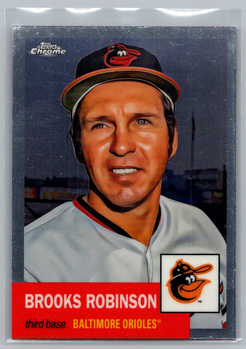 2022 Topps Chrome Platinum Anniversary #455 Brooks Robinson