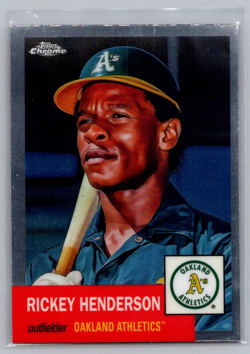 2022 Topps Chrome Platinum Anniversary #433 Rickey Henderson