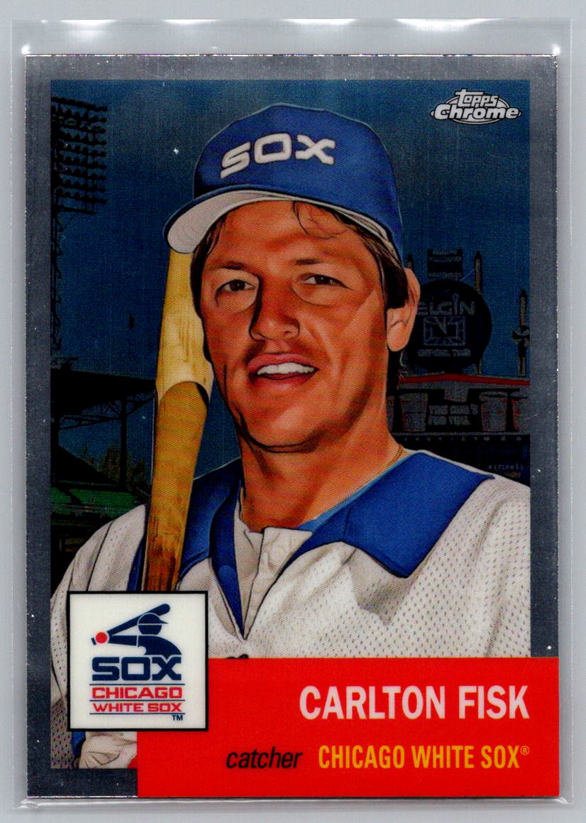 2022 Topps Chrome Platinum Anniversary #410 Carlton Fisk