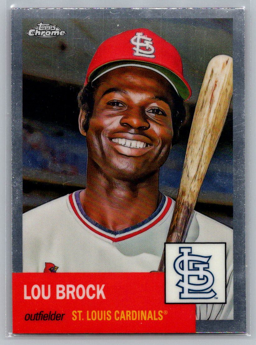 2022 Topps Chrome Platinum Anniversary #402 Lou Brock