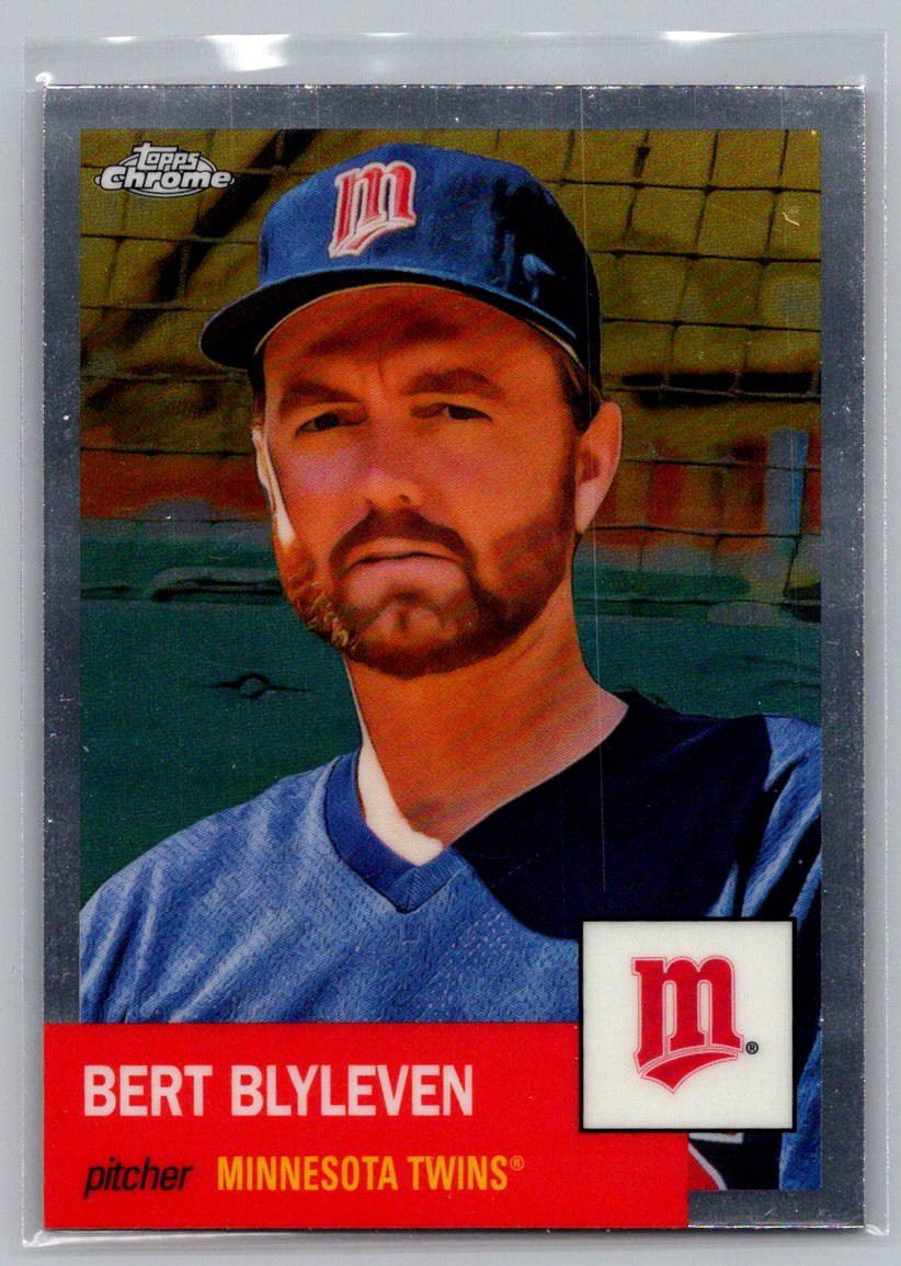 2022 Topps Chrome Platinum Anniversary #343 Bert Blyleven