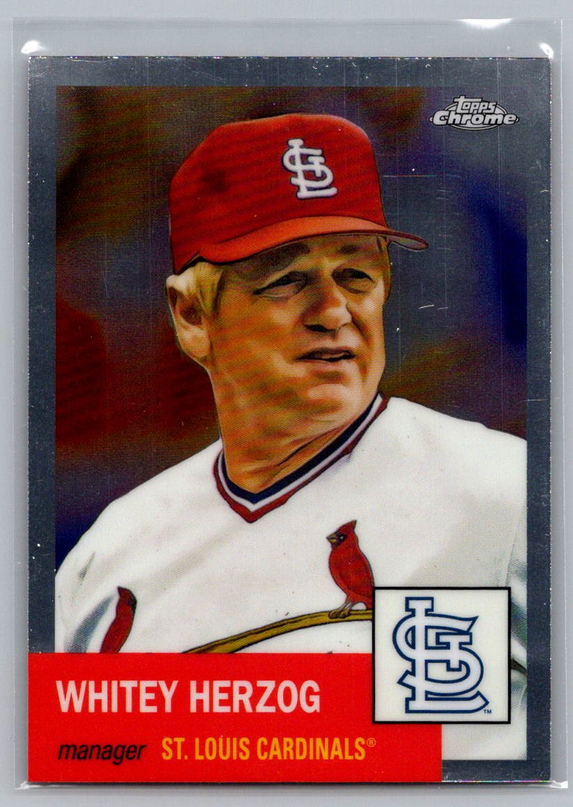 2022 Topps Chrome Platinum Anniversary #338 Whitey Herzog