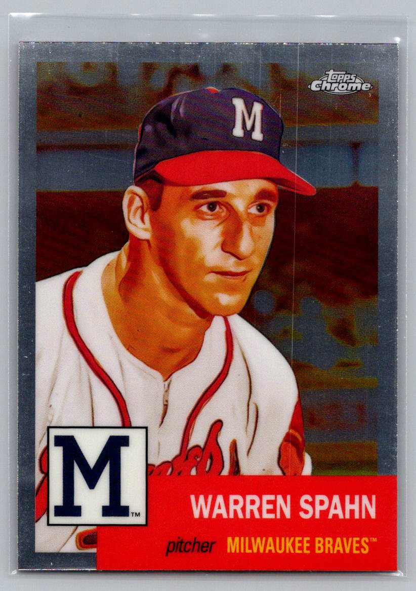 2022 Topps Chrome Platinum Anniversary #254 Warren Spahn