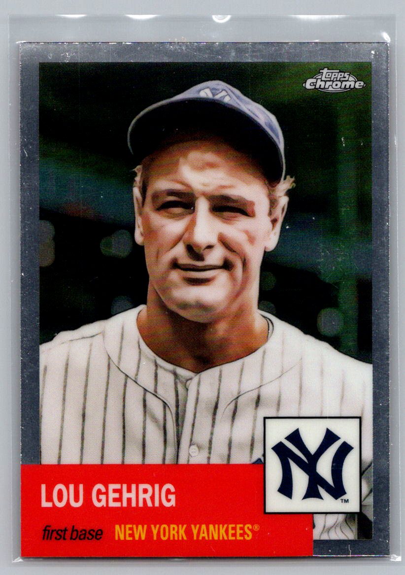 2022 Topps Chrome Platinum Anniversary #4 Lou Gehrig