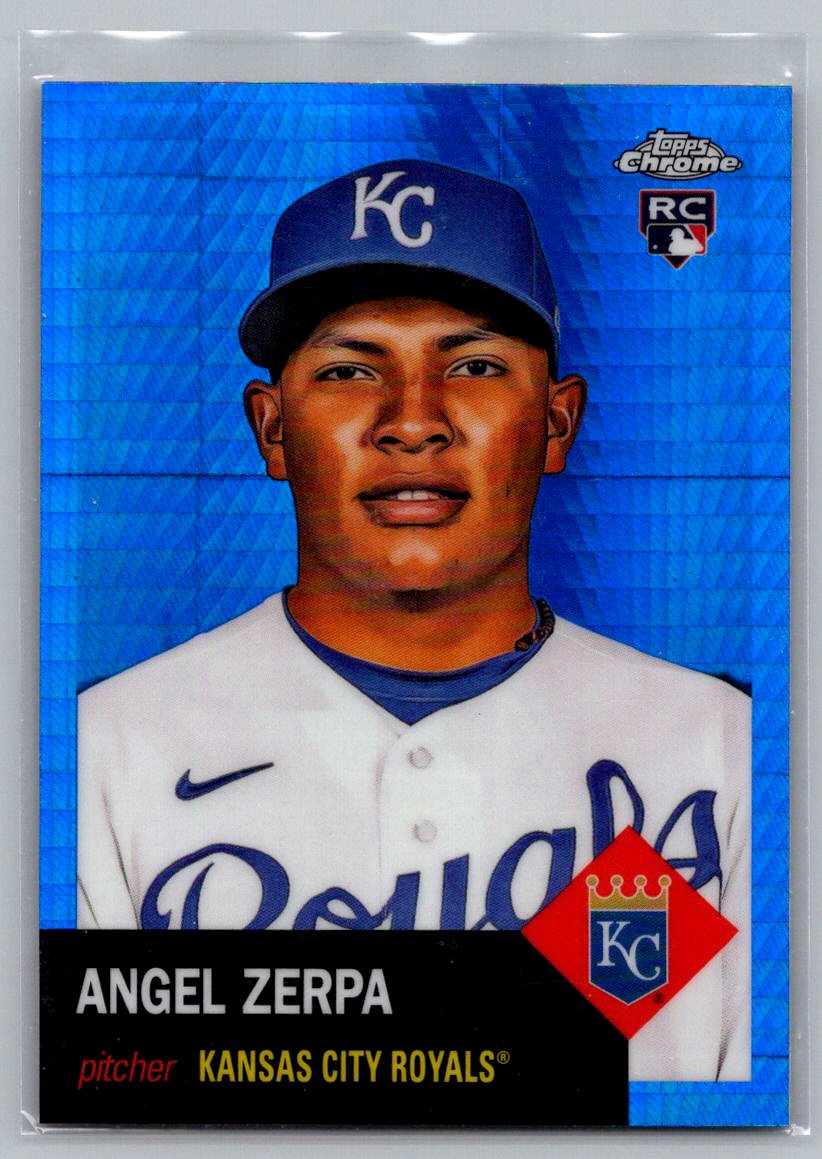 2022 Topps Chrome Platinum Anniversary #51 Angel Zerpa Blue Prism Refractor