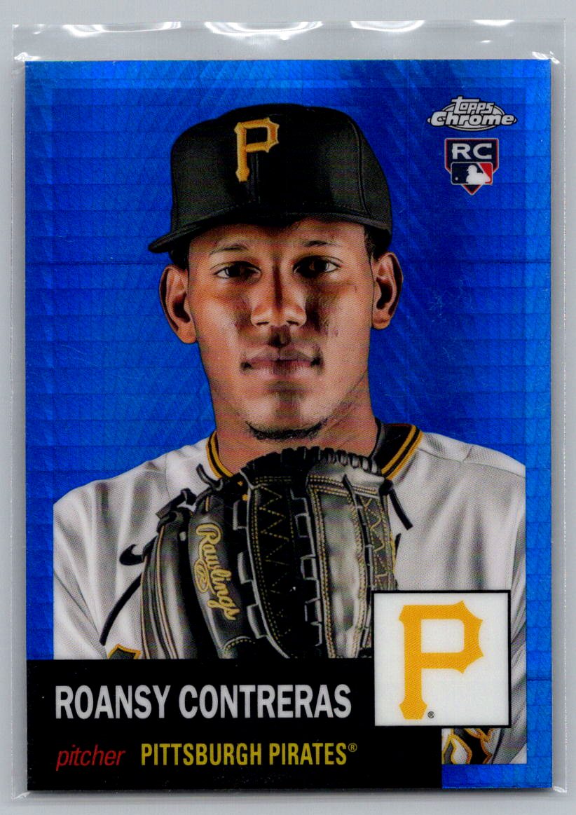 2022 Topps Chrome Platinum Anniversary #95 Roansy Contreras Blue Prism Refractor