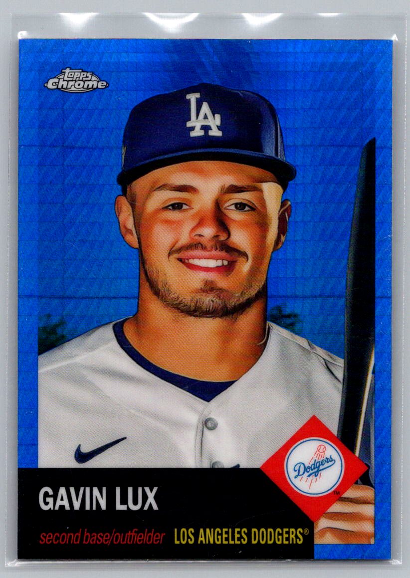 2022 Topps Chrome Platinum Anniversary #214 Gavin Lux Blue Prism Refractor