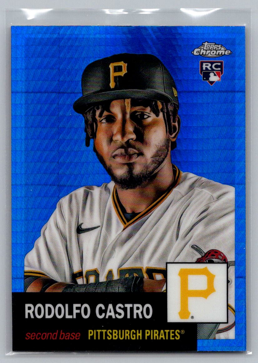 2022 Topps Chrome Platinum Anniversary #365 Rodolfo Castro Blue Prism Refractor